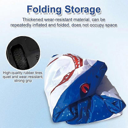 Inflatable shark remote control toy