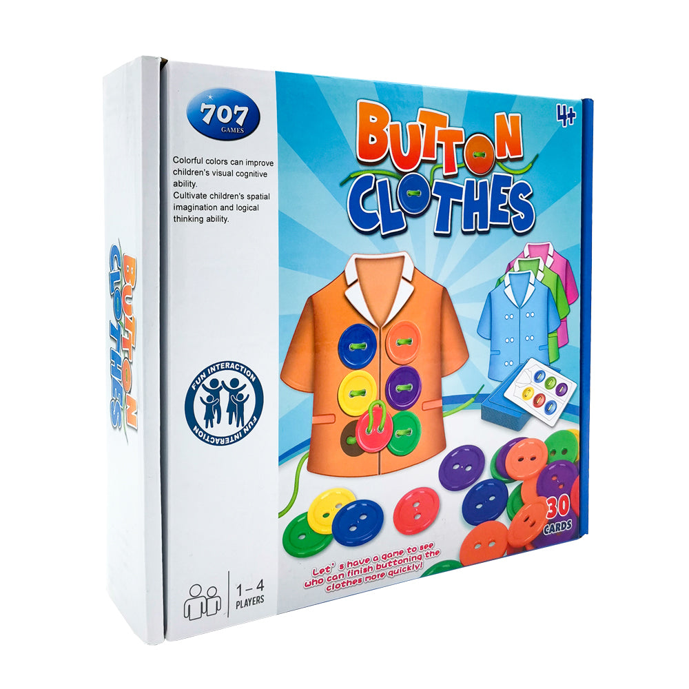Clothes Button Board Game