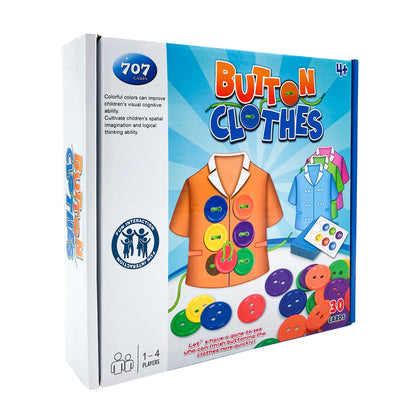 Clothes Button Board Game
