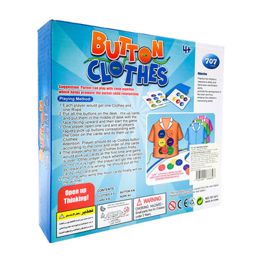 Clothes Button Board Game
