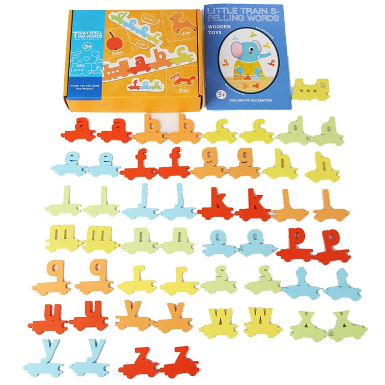 Educational Wooden Alphabet Train Spelling Puzzle for Toddlers – UAE ...
