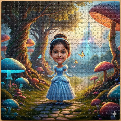 Personalised Kids Photo Jigsaw Puzzle with Custom Display Frame
