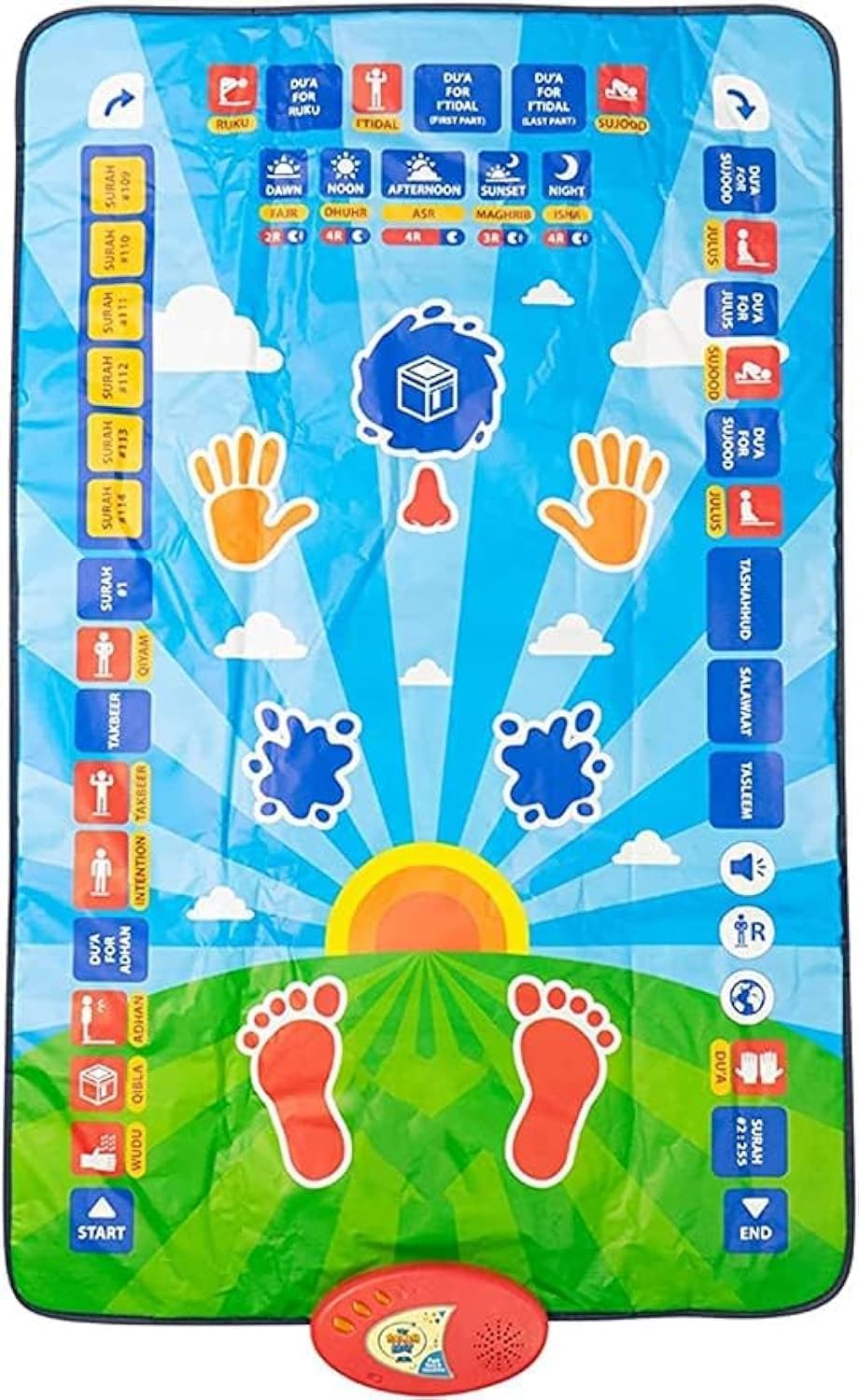 Educational Prayer Mat - Multicolour