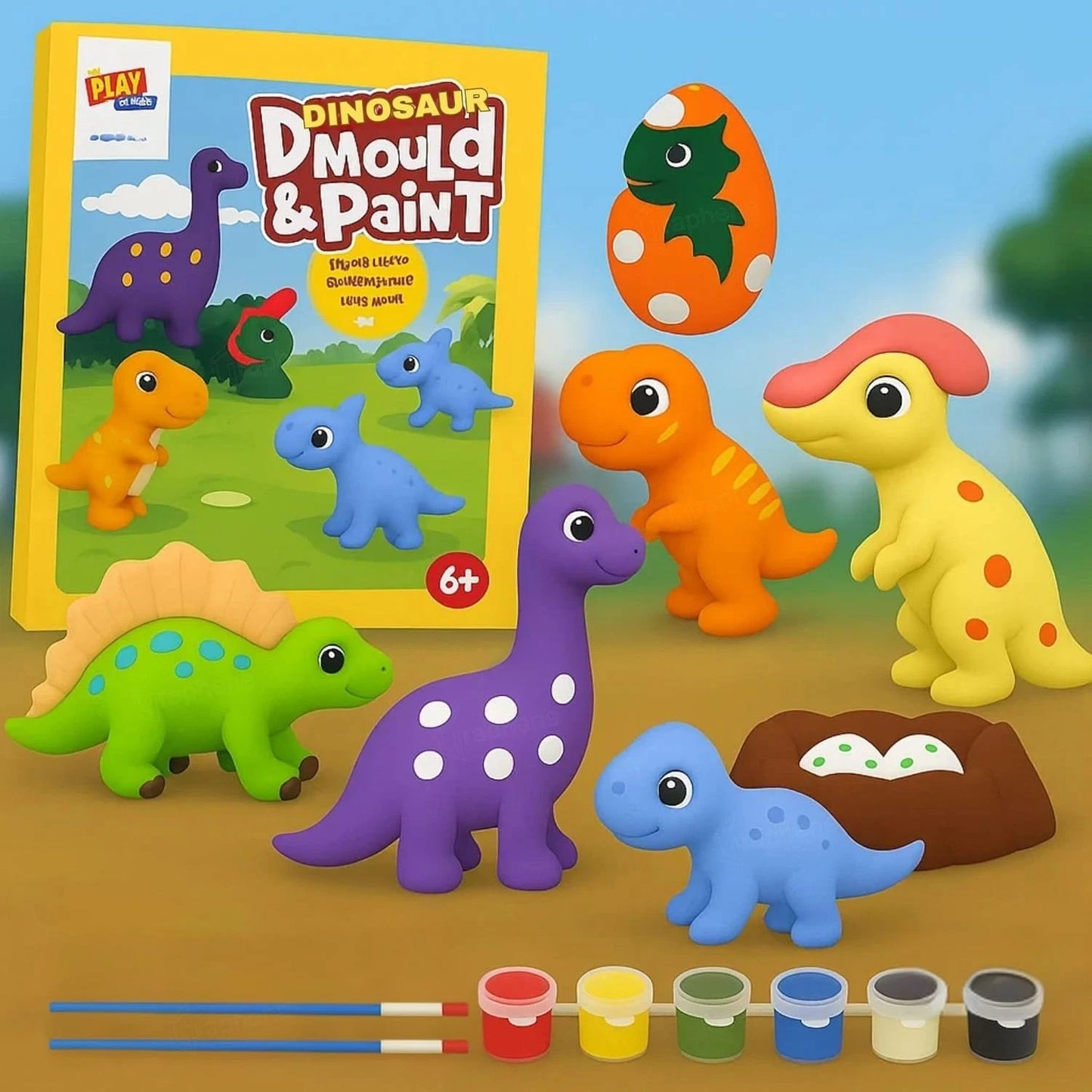 Mould & Paint Dinosaurs